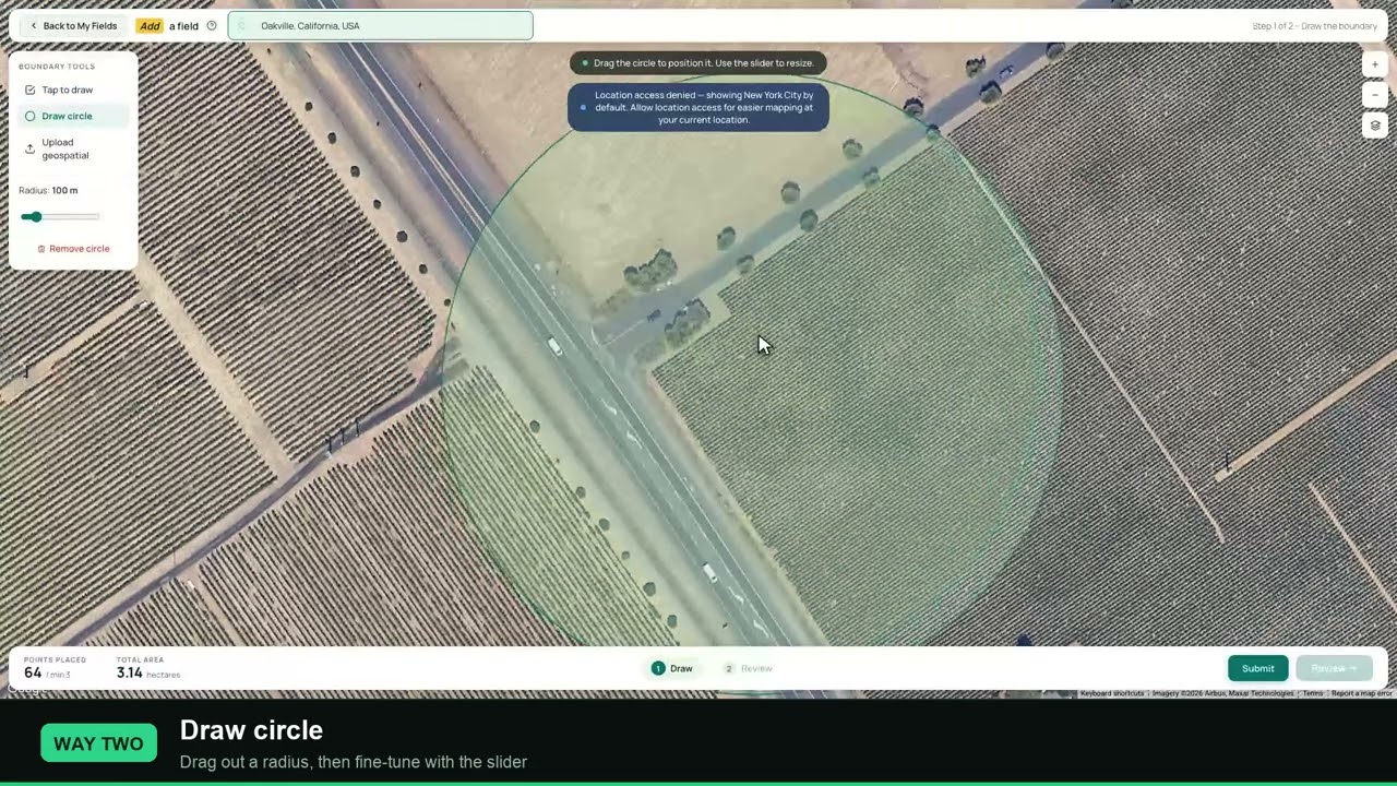 Farmonaut Farm Mapping Tutorial: How to Add a Field (All 3 Ways)