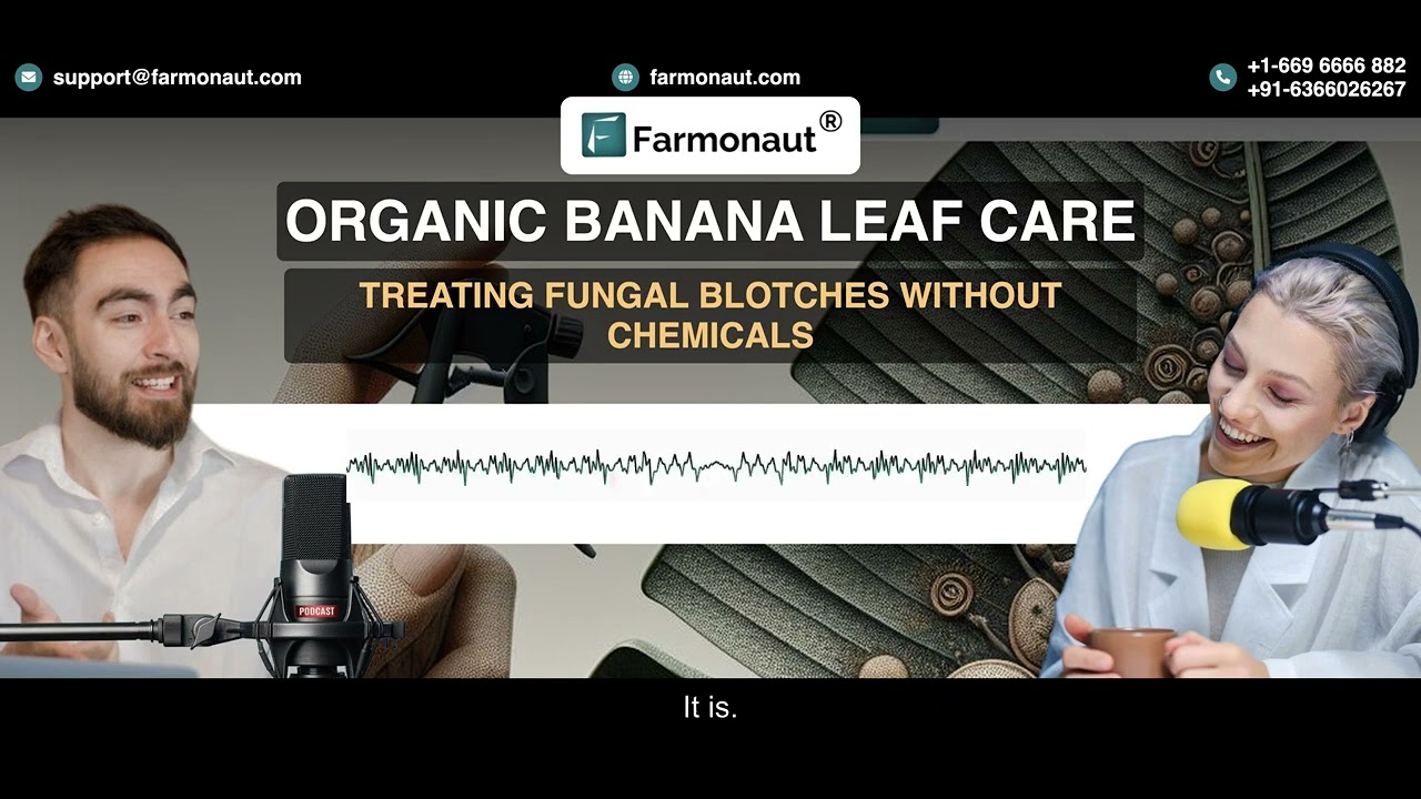 Organic Banana Leaf Care:  Treating Fungal Blotches Without Chemicals