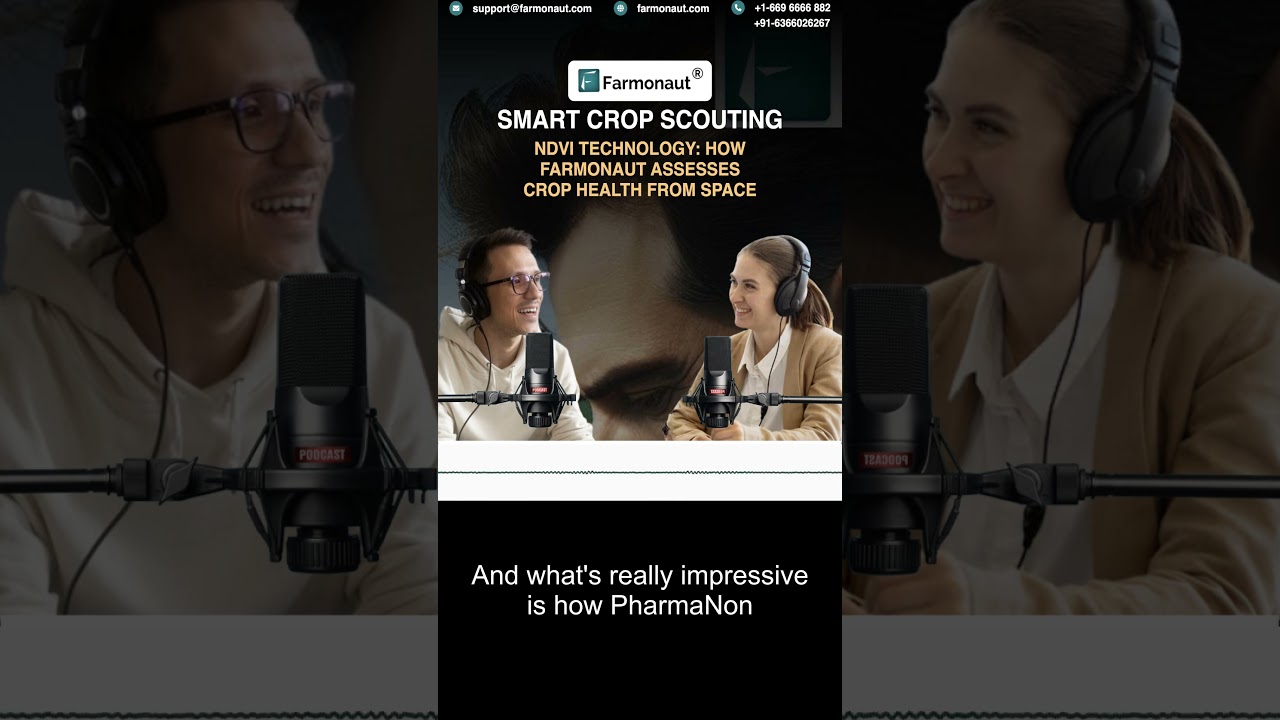 NDVI Technology: How Farmonaut Assesses Crop Health from Space