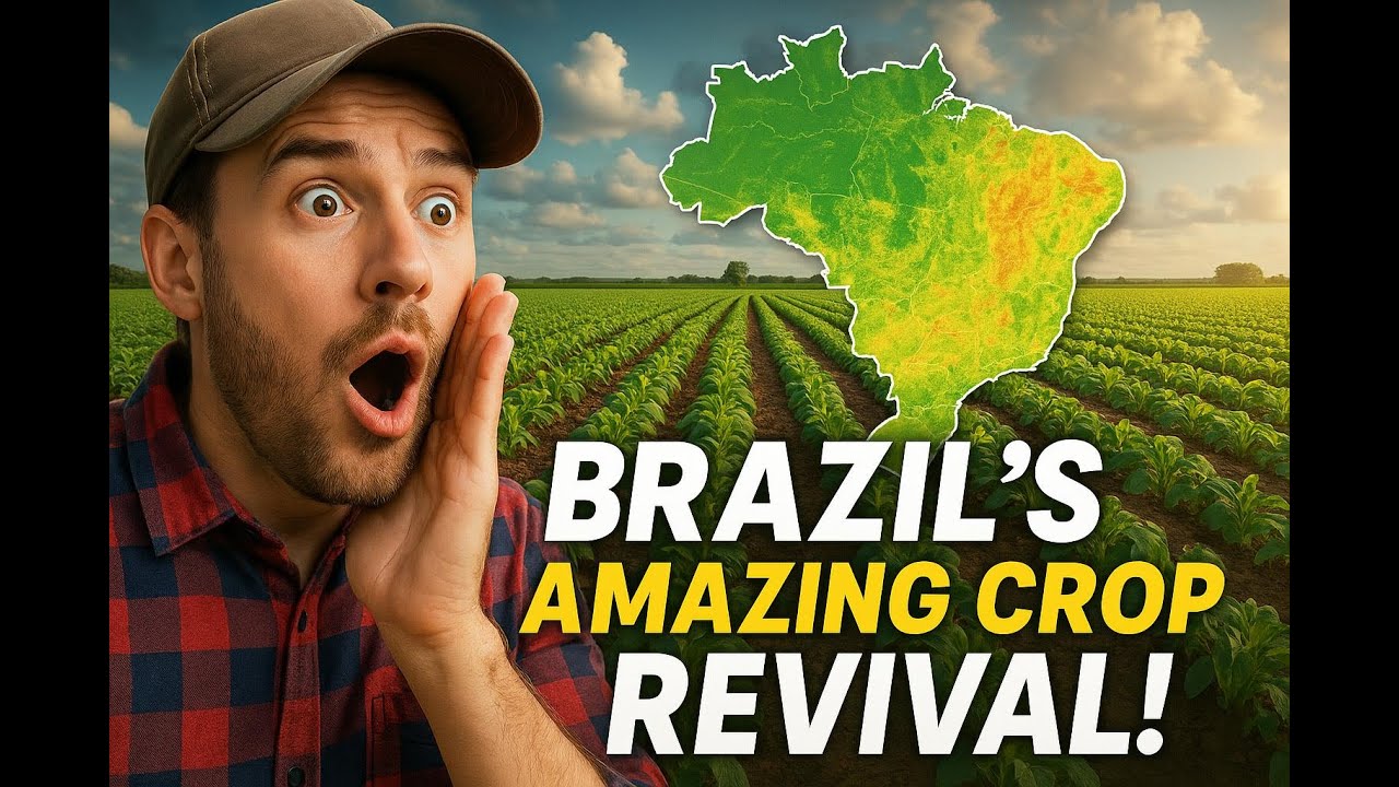 Brazil April Rains 2025 | Corn & Soy Bounce-Back + AI Satellite Crop Monitoring for Big Yields