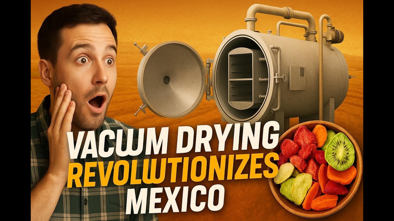 Mexico Vacuum-Dried Fruit Boom 2025 | 120 kW REV Tech, 7× Faster, 98 % Nutrient Retention