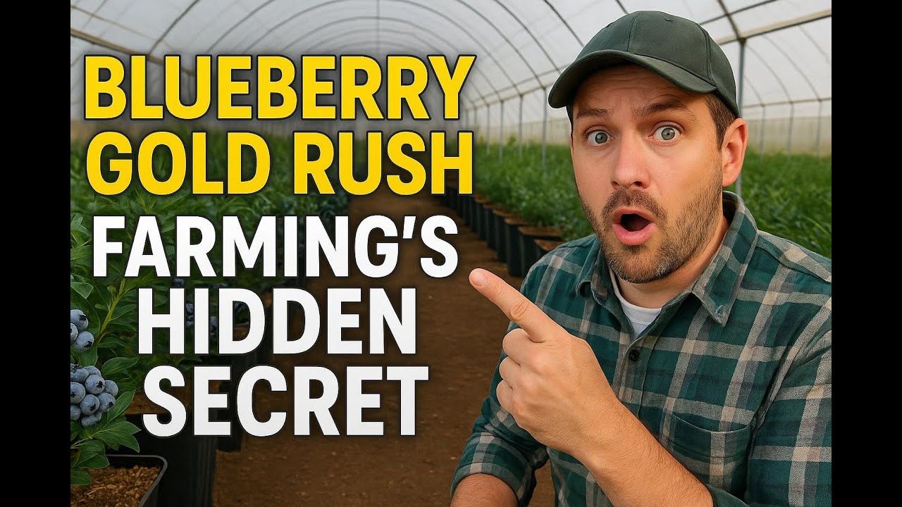 Blueberry Farming 2025 🌱 AI Greenhouse Secrets, Super-Food Profits & Alternative Agriculture