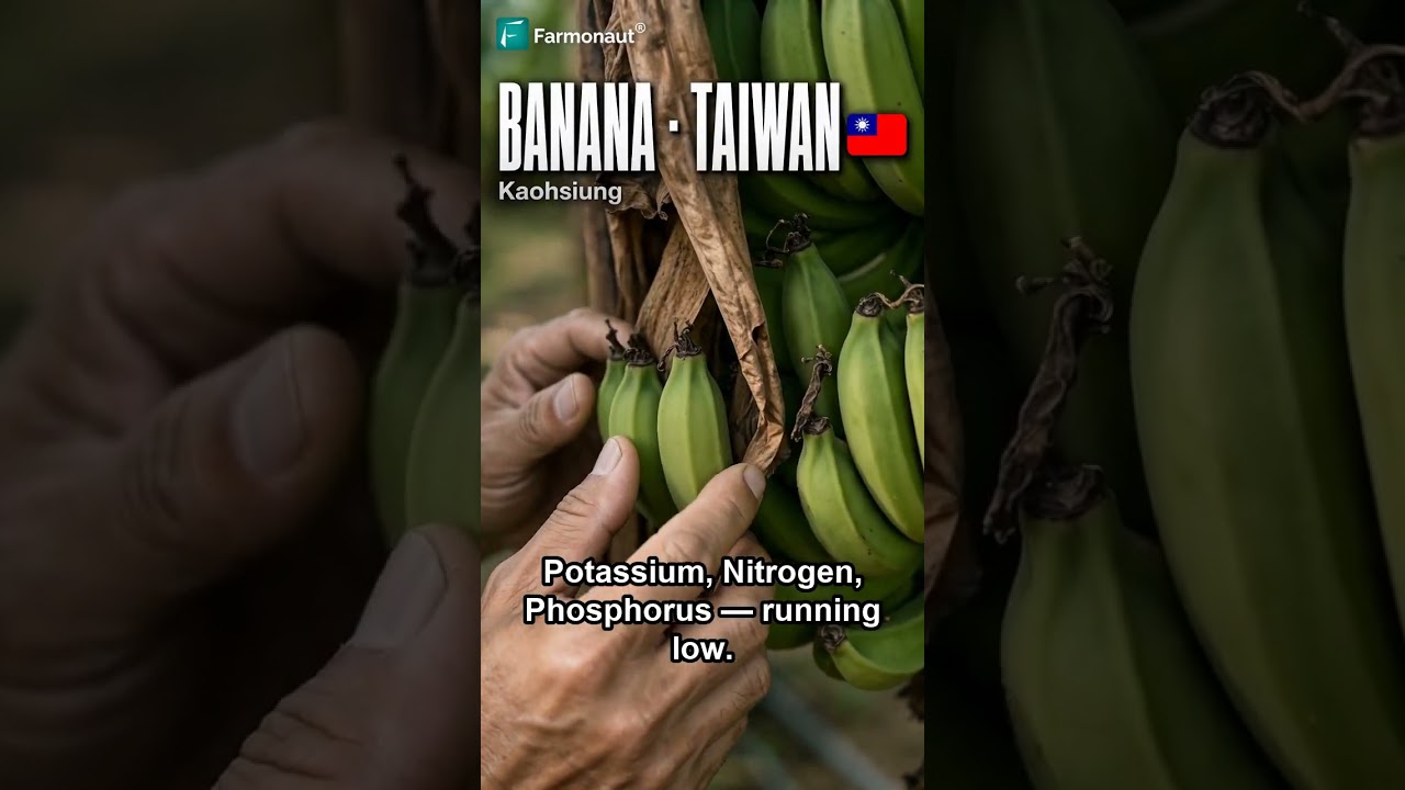 Satellite Spotted It First: Banana in Taiwan