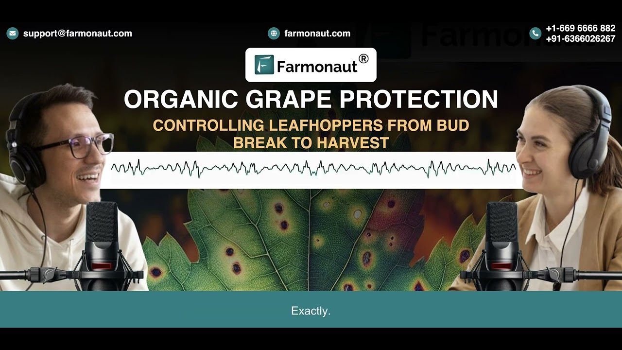 Organic Grape Protection: Controlling Leafhoppers from Bud Break to Harvest