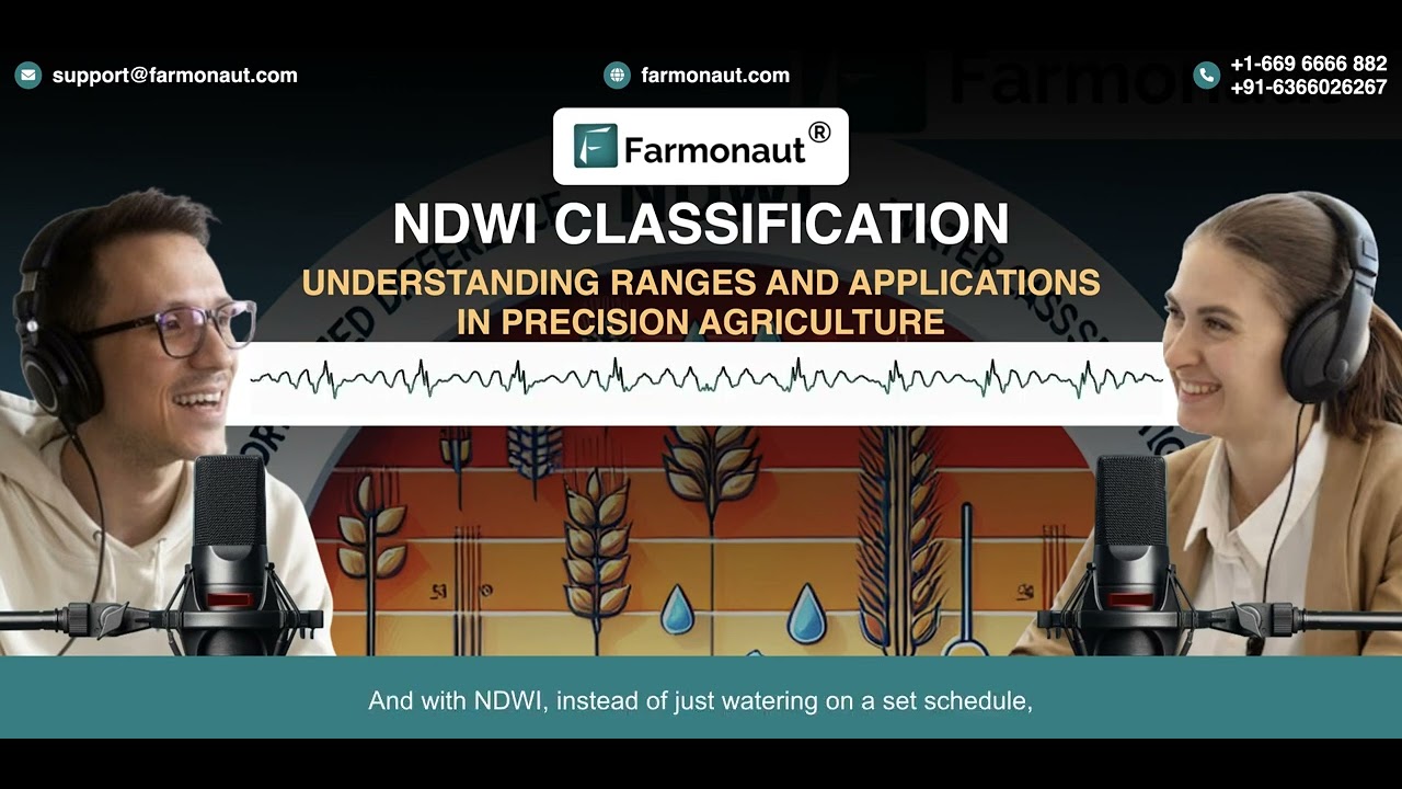 How Satellites and AI Revolutionize Water Management in Farming | Precision Agriculture with NDWI