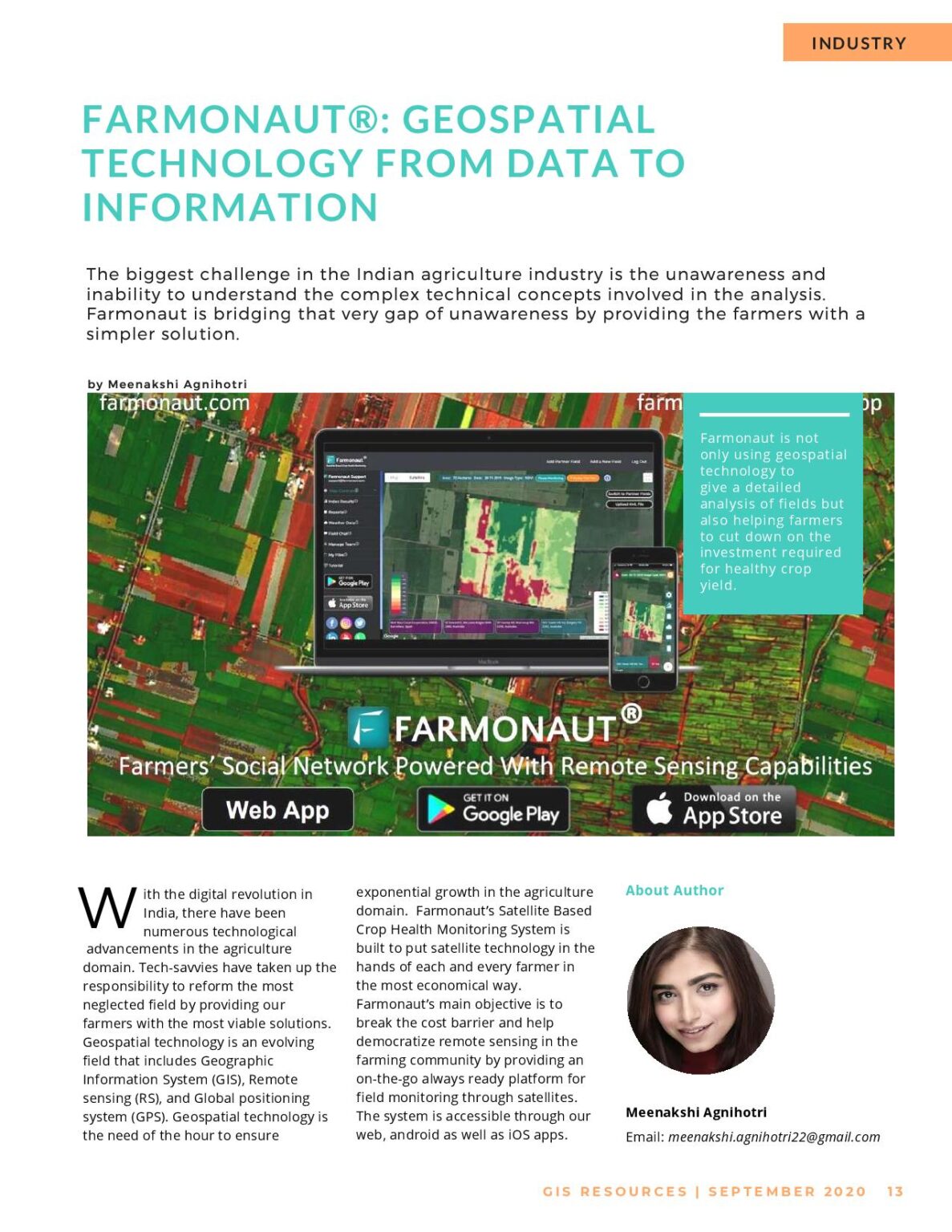 Farmonaut Satellite Based Crop Health Monitoring Crop Issue Identification System Farmers