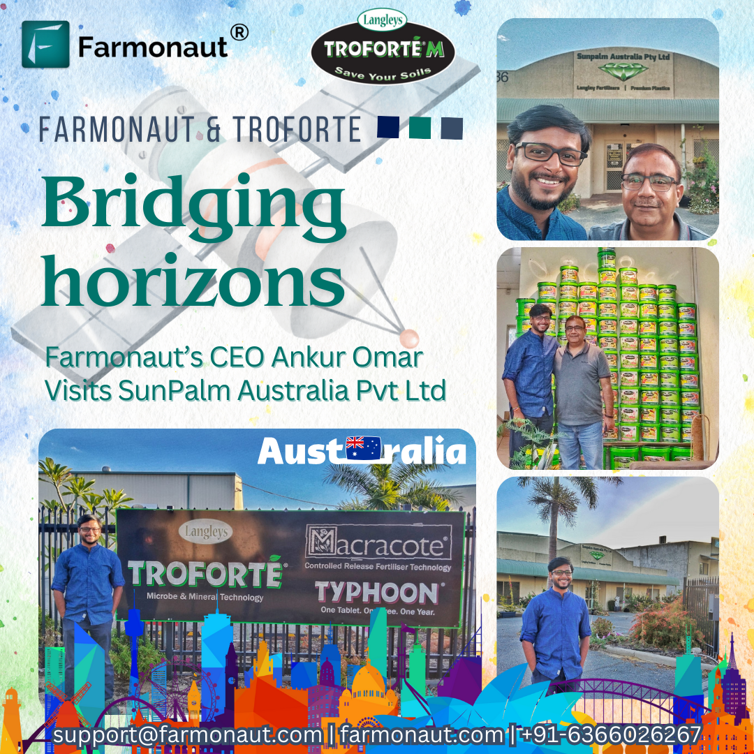 Bridging Horizons Farmonauts CEO Ankur Omar Visits SunPalm Australia Pvt Ltd