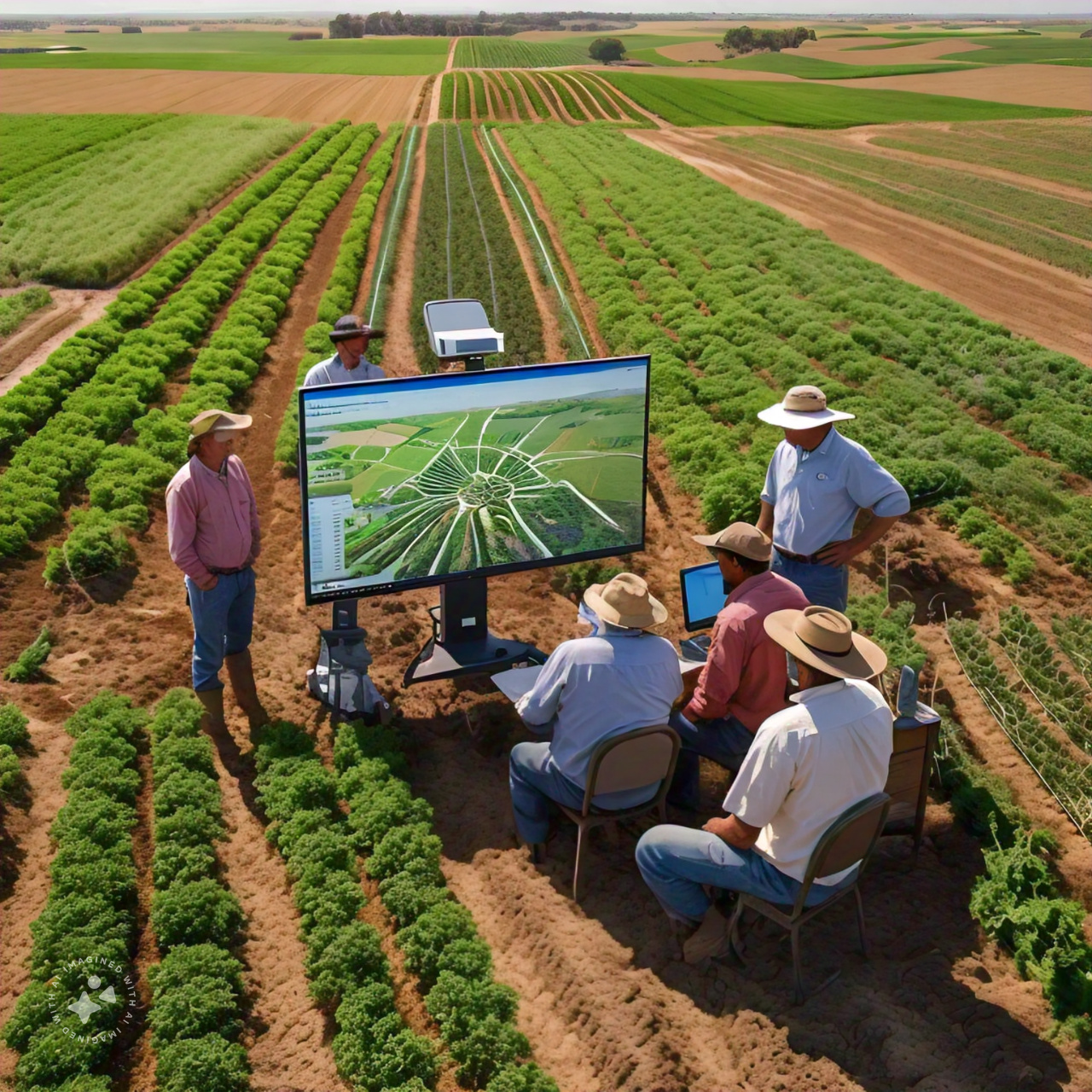 large scale farm management with agricultural monitoring remote sensing and better