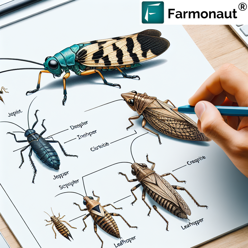 Leafhopper Symptoms on Crops