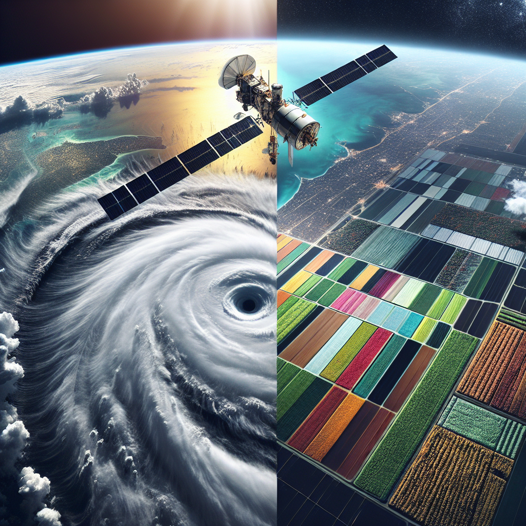 Satellite Solutions for Agriculture: From Cyclone Tracking to Farm Management with Rapid Eye and Identification Apps