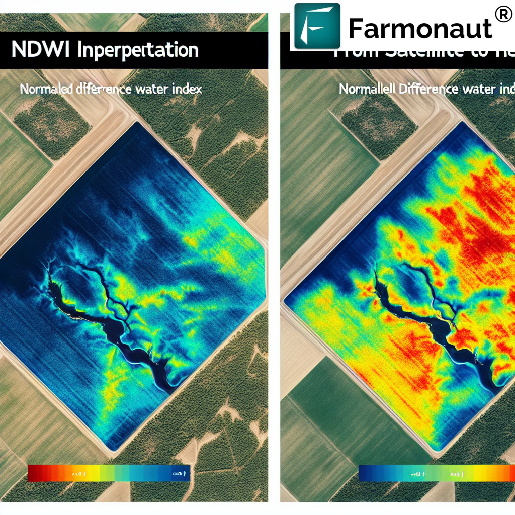 NDWI Interpretation: Understanding Water Content Through Satellite Imagery Values