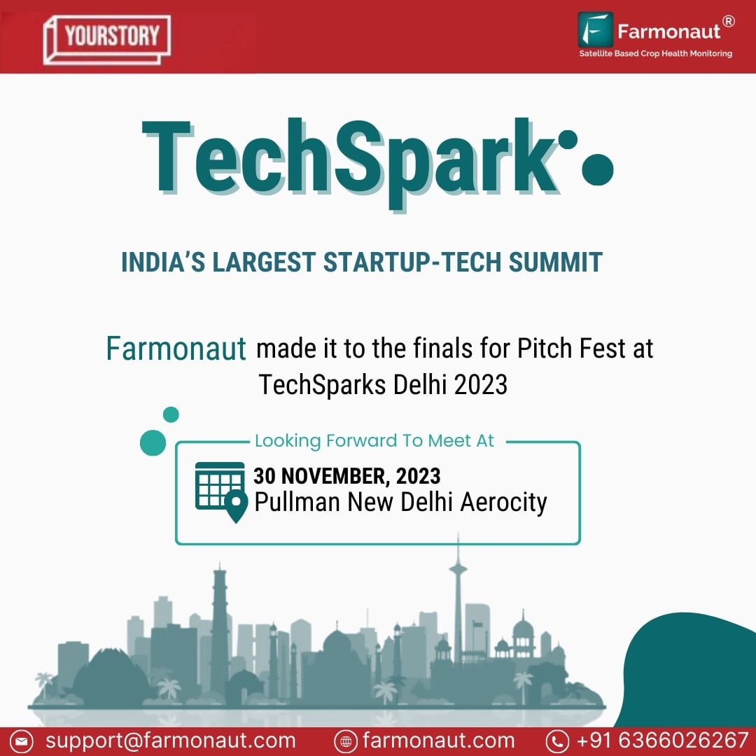 Farmonaut at TechSparks Delhi 2023