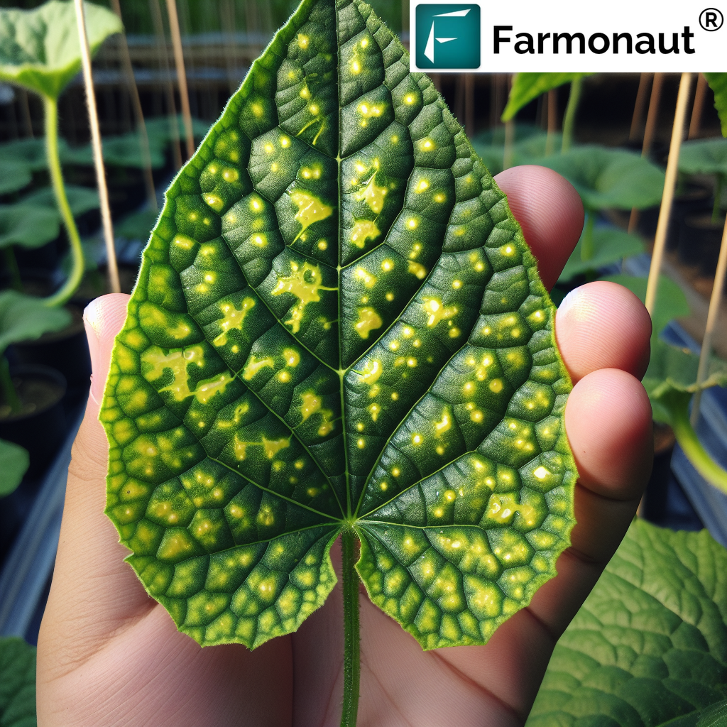 Angular Leaf Spot on Strawberry Leaves