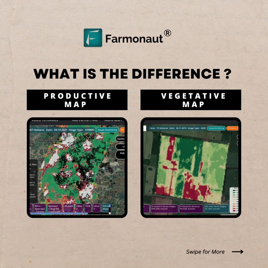 Difference between Productive and Vegetative Maps