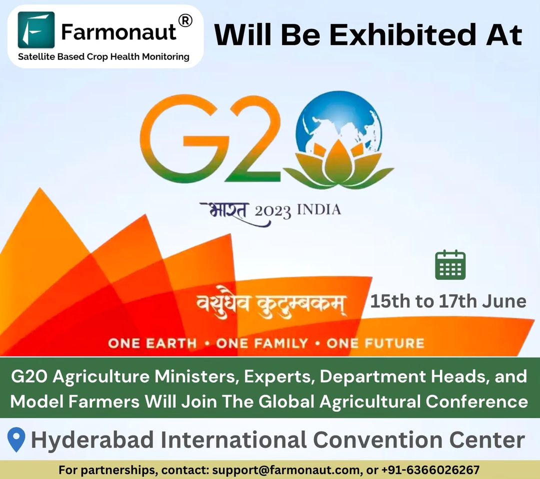 Farmonaut at G20 Conference 2023