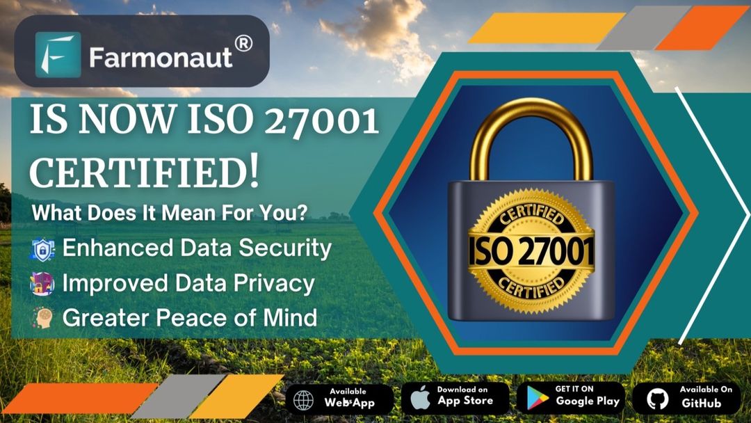 Farmonaut ISO 27001 Certification