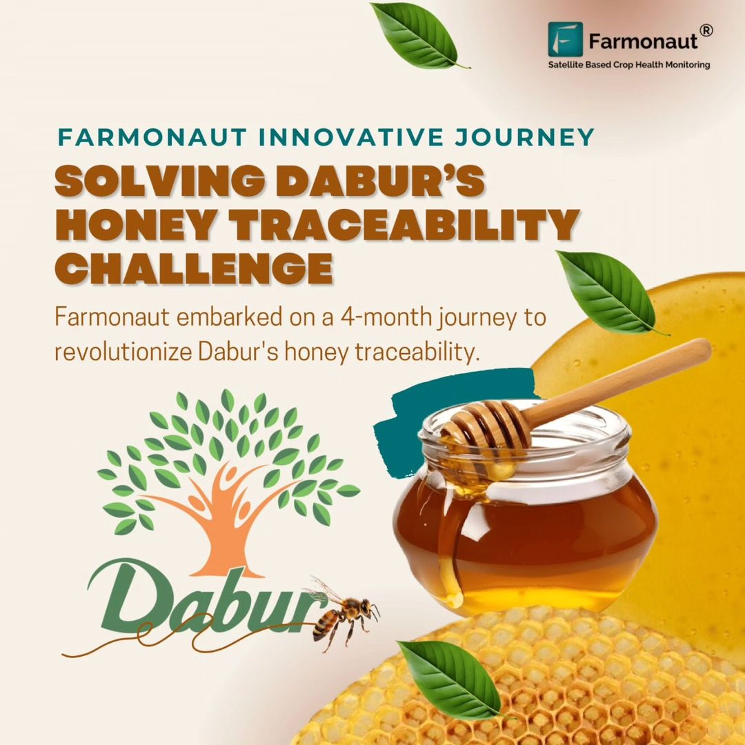 Farmonaut's Innovative Journey: Solving Dabur's Honey Traceability Challenge