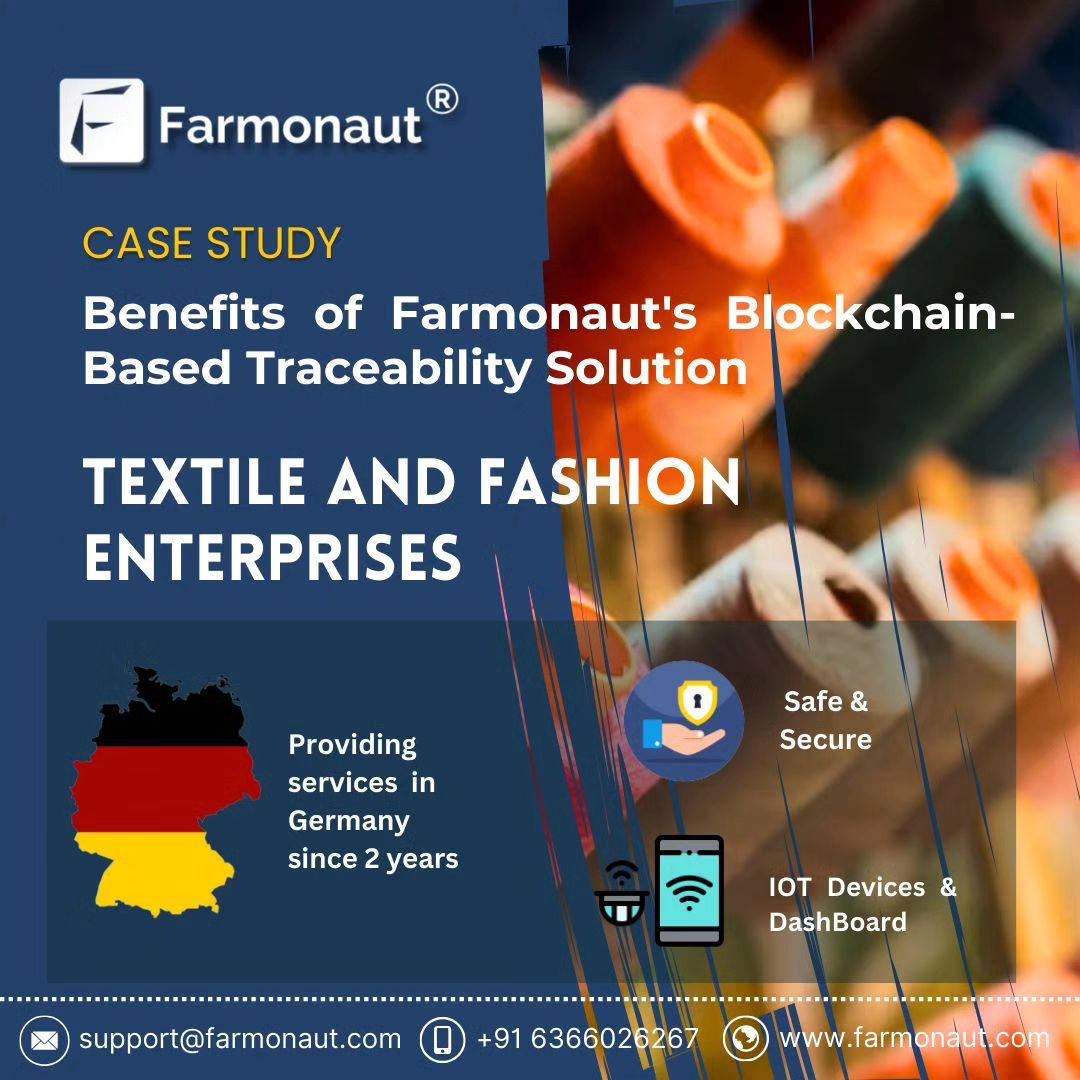 Farmonaut Blockchain Traceability Solution for Textile and Fashion Enterprises