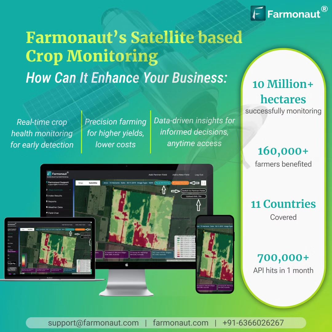 Farmonaut Statistics