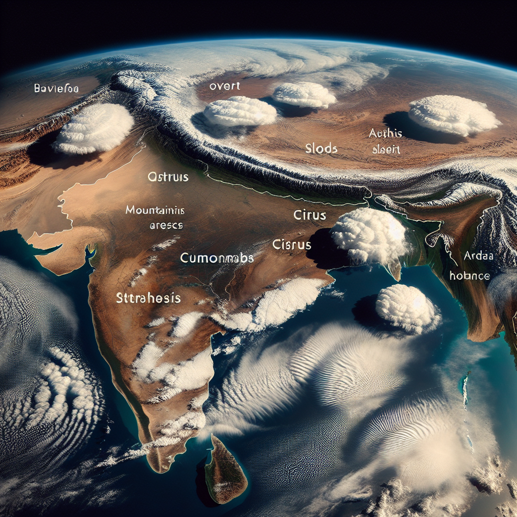 Interpreting satellite images of clouds over India