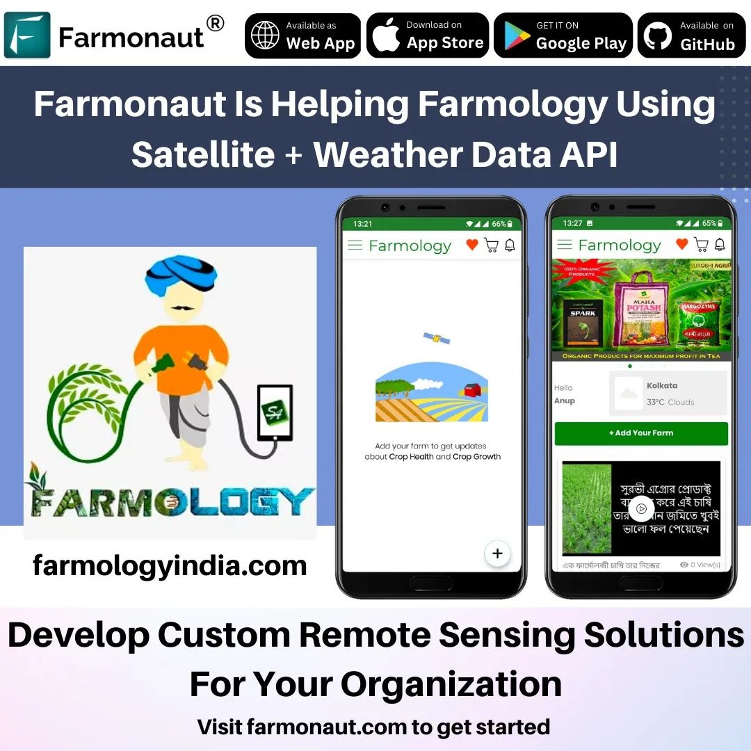 Farmonaut Helping Farmology