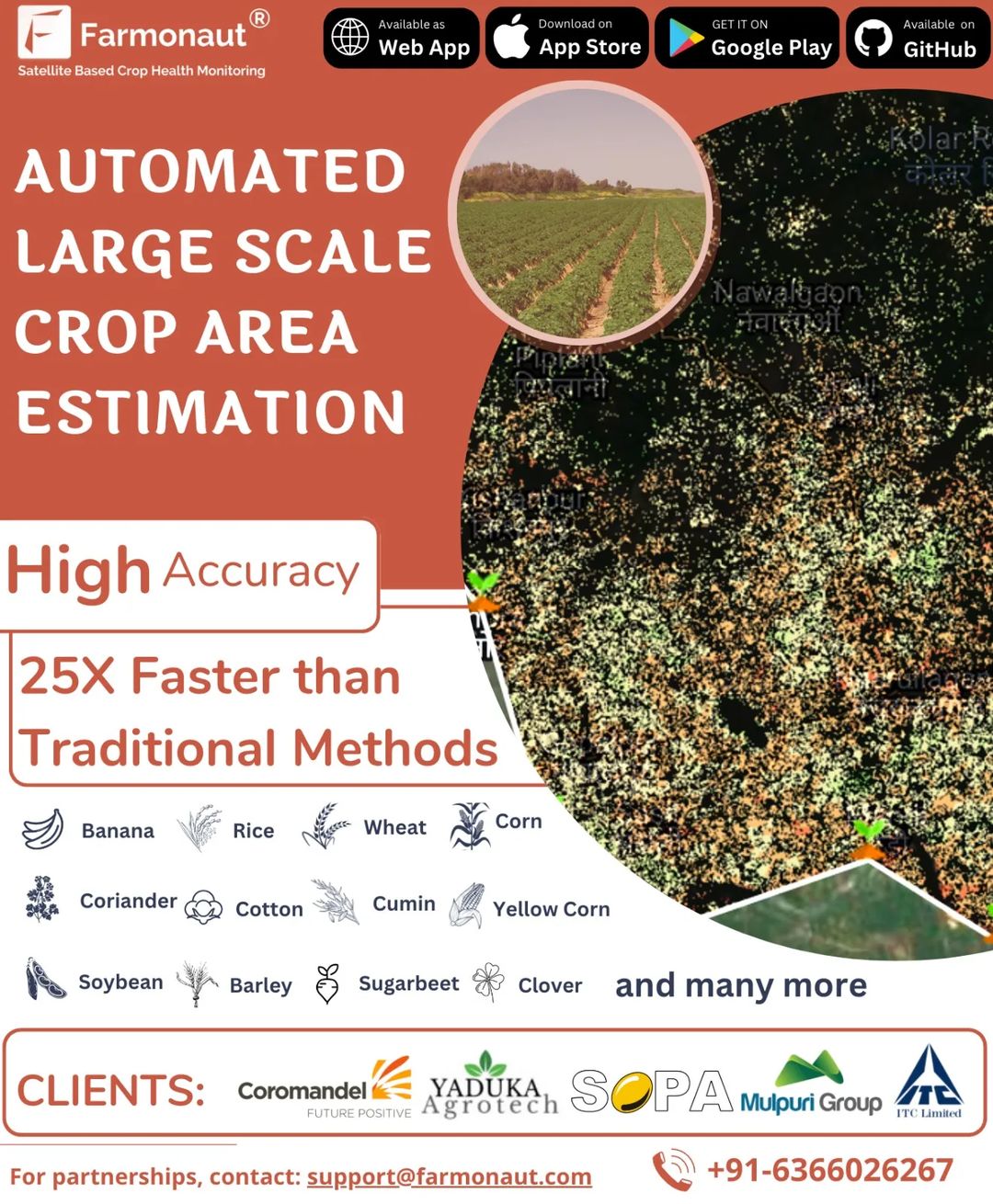 Farmonaut Crop Estimation