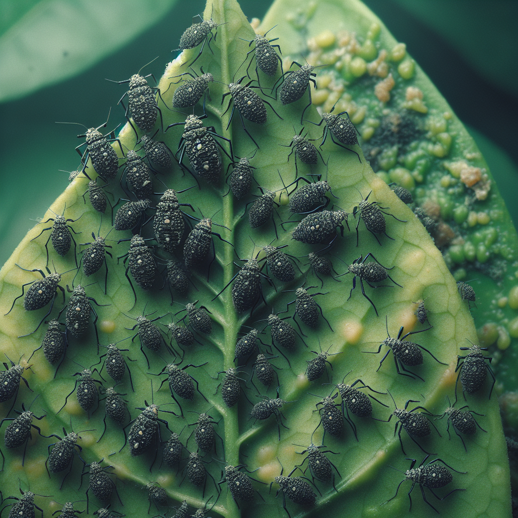 Black Citrus Aphid Infestation