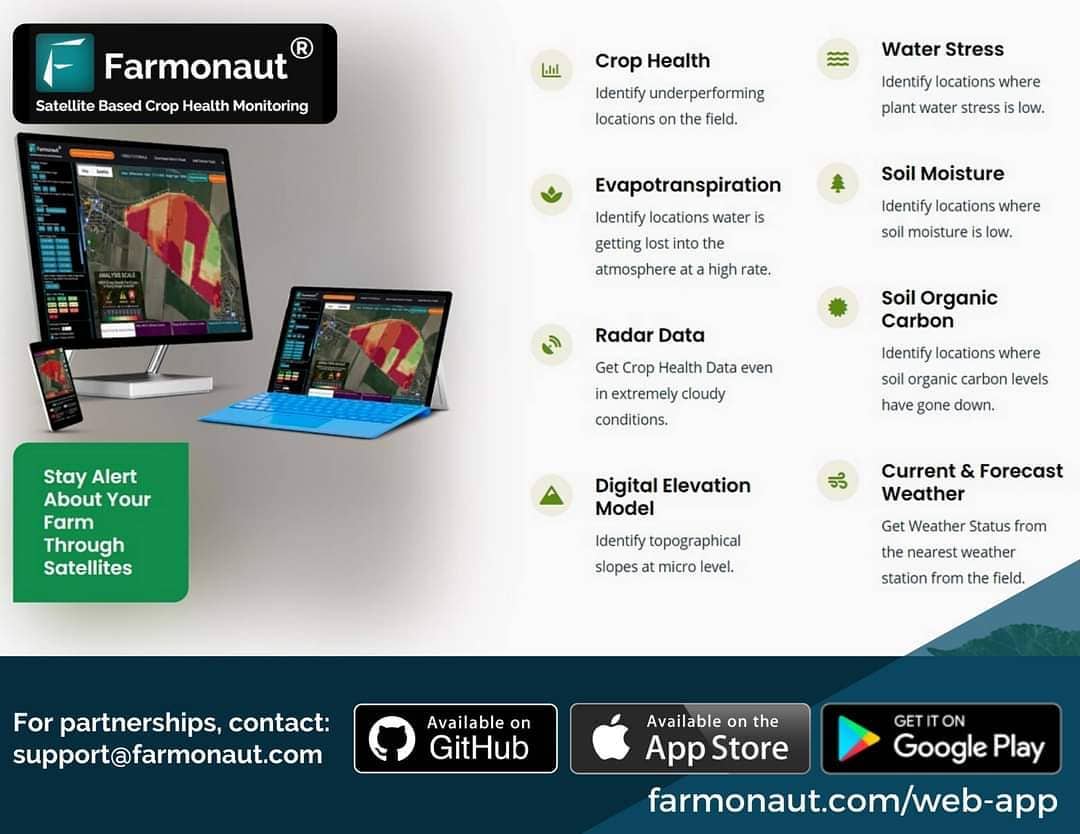 Farmonaut Satellite System Features