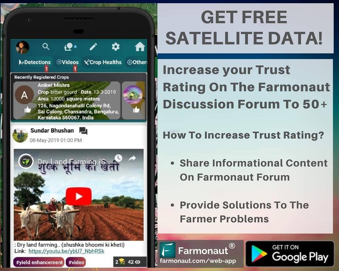 Farmonaut Satellite Data Information