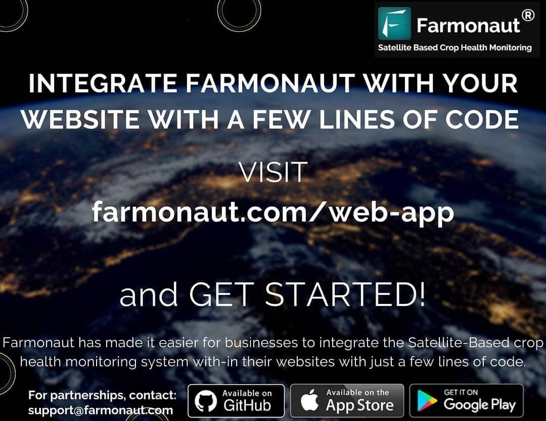 Farmonaut Satellite-Based Crop Health Monitoring System Integration