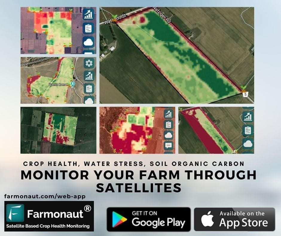 Farmonaut Satellite-Based Crop Health Monitoring