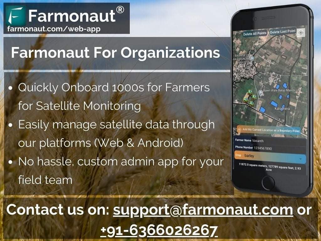 Farmonaut for Organizations