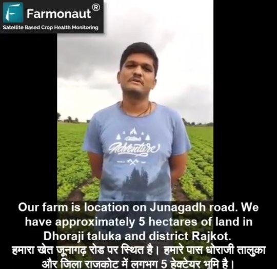 Farmer testimonial for Farmonaut