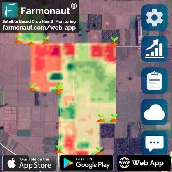 Farmonaut Satellite Based Crop Health Monitoring