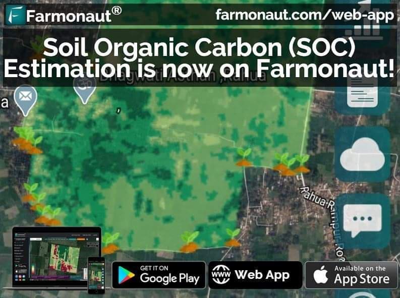 Farmonaut Soil Organic Carbon Estimation