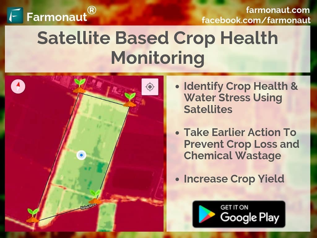 Farmonaut Satellite-Based Crop Health Monitoring