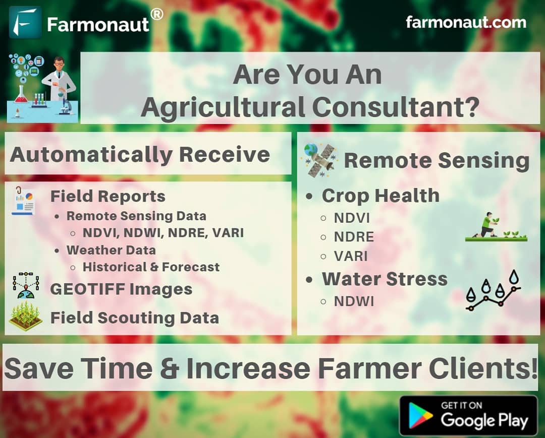 Farmonaut Agricultural Consultant Services