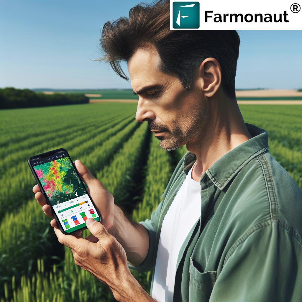 Farmonaut's Mobile App for Crop Scouting