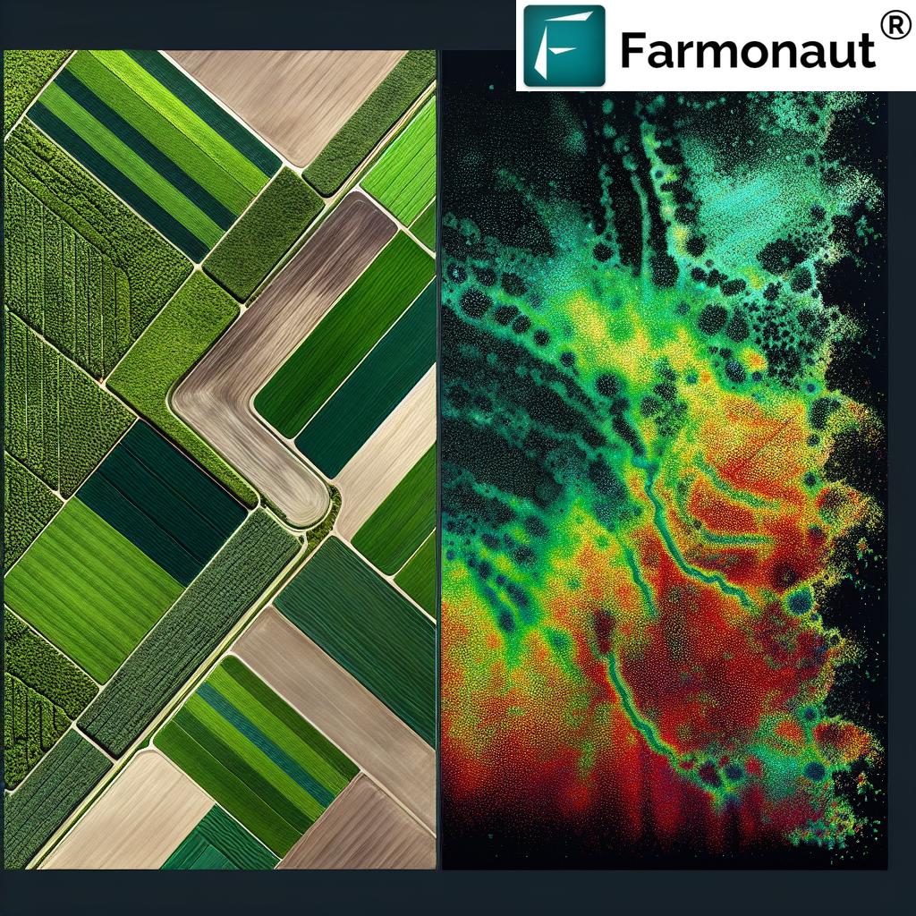 Satellite imagery of crop fields