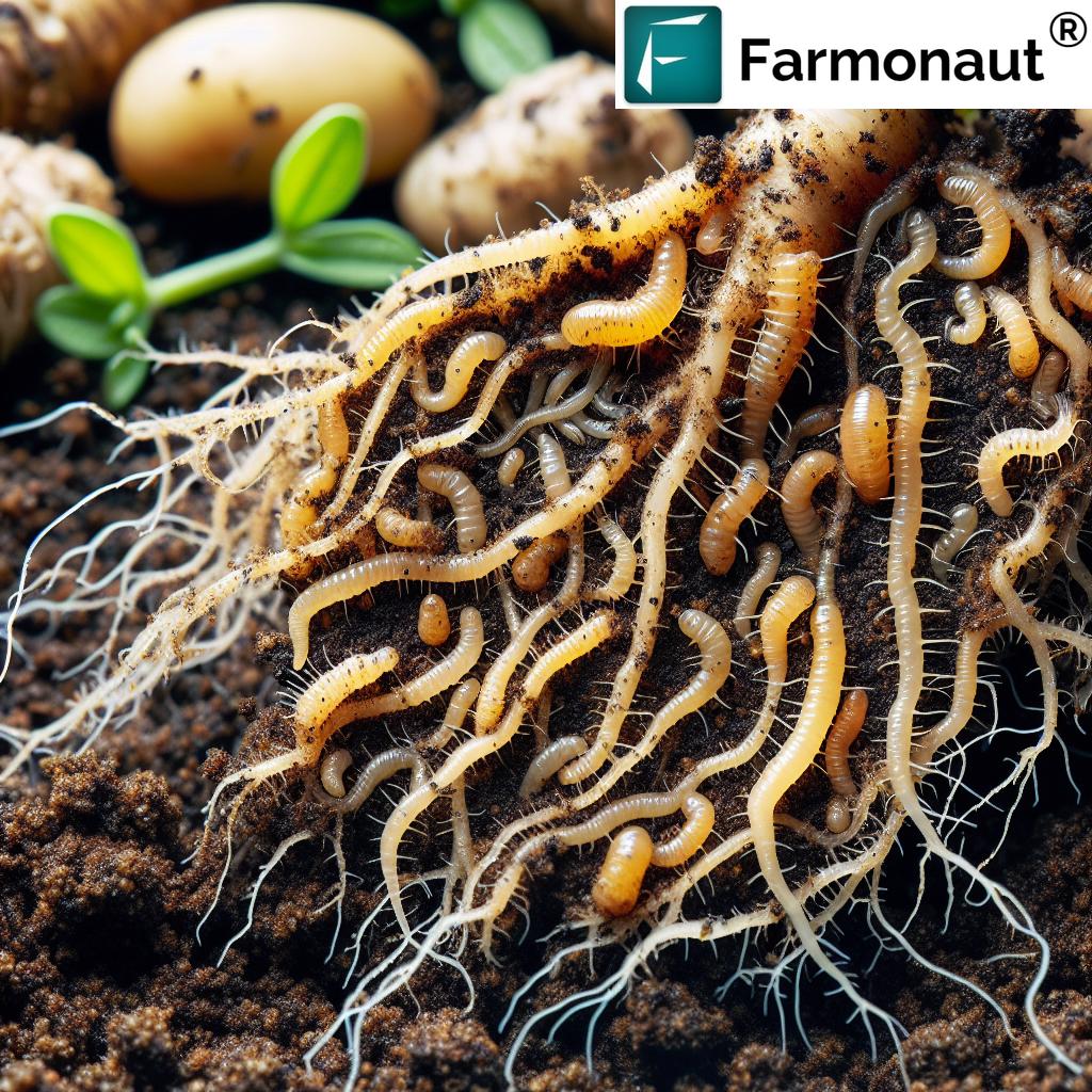 Organic Farming: Protecting Plant Roots from Nematode Pests in Contaminated Soil