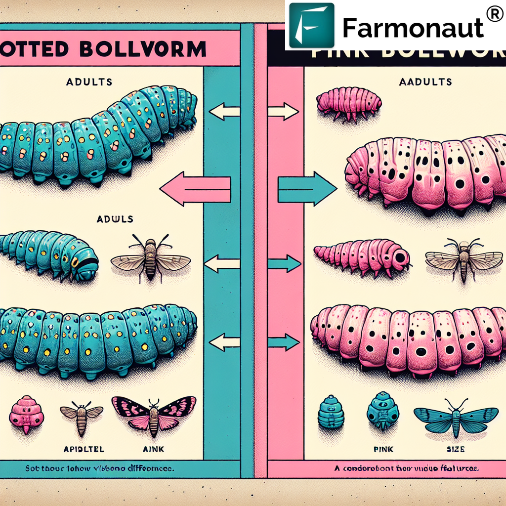 Spotted Bollworm vs Pink Bollworm: Identifying and Managing These Cotton Pests