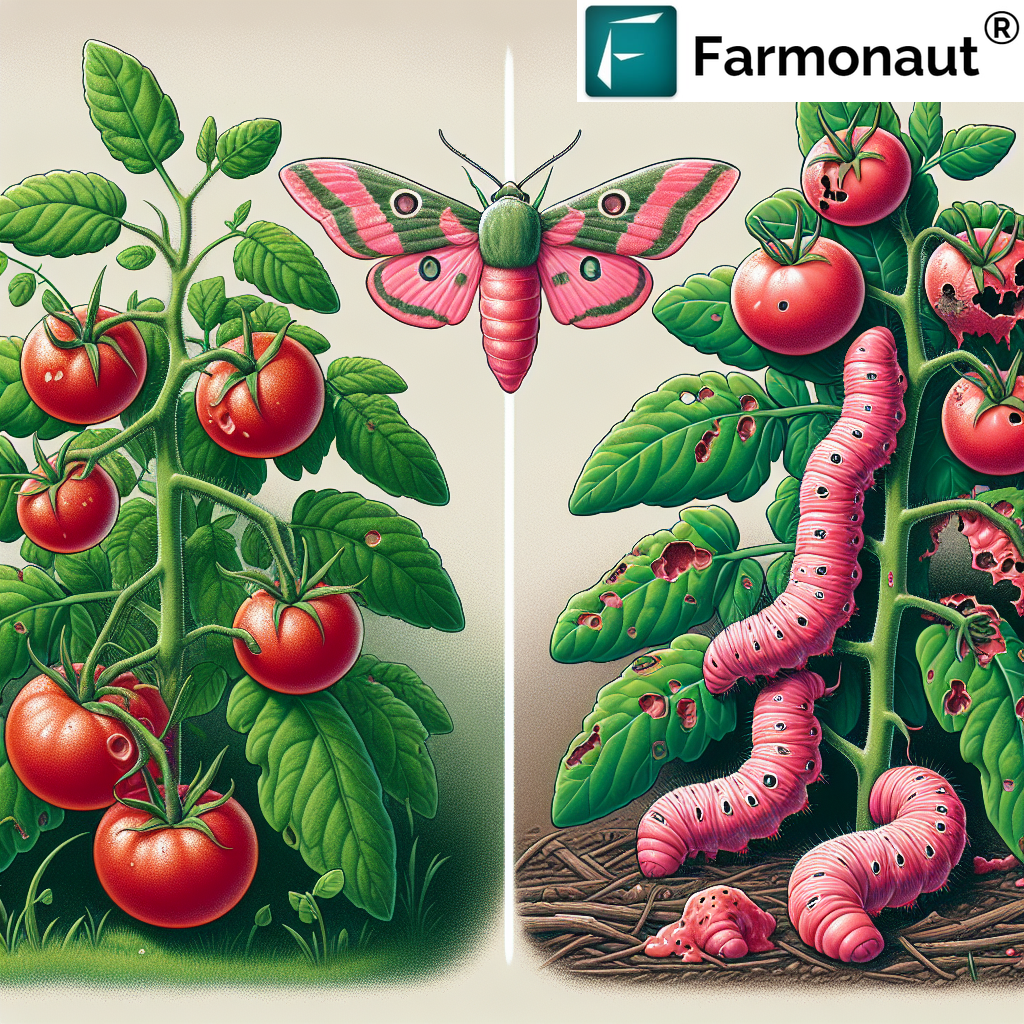 Bollworm in tomatoes