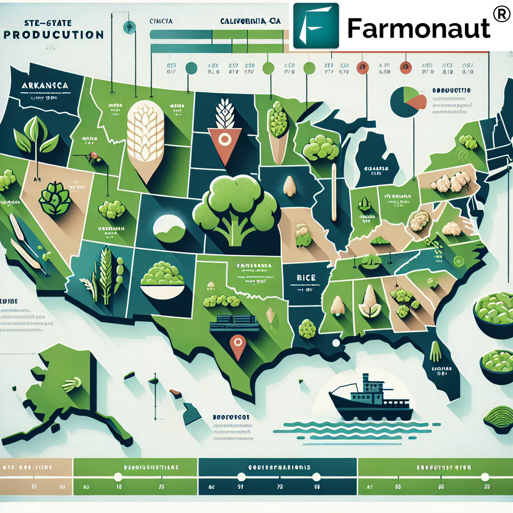 Top Agricultural Powerhouses: From California Almonds to Bihar Rice - State-by-State Crop Production Analysis