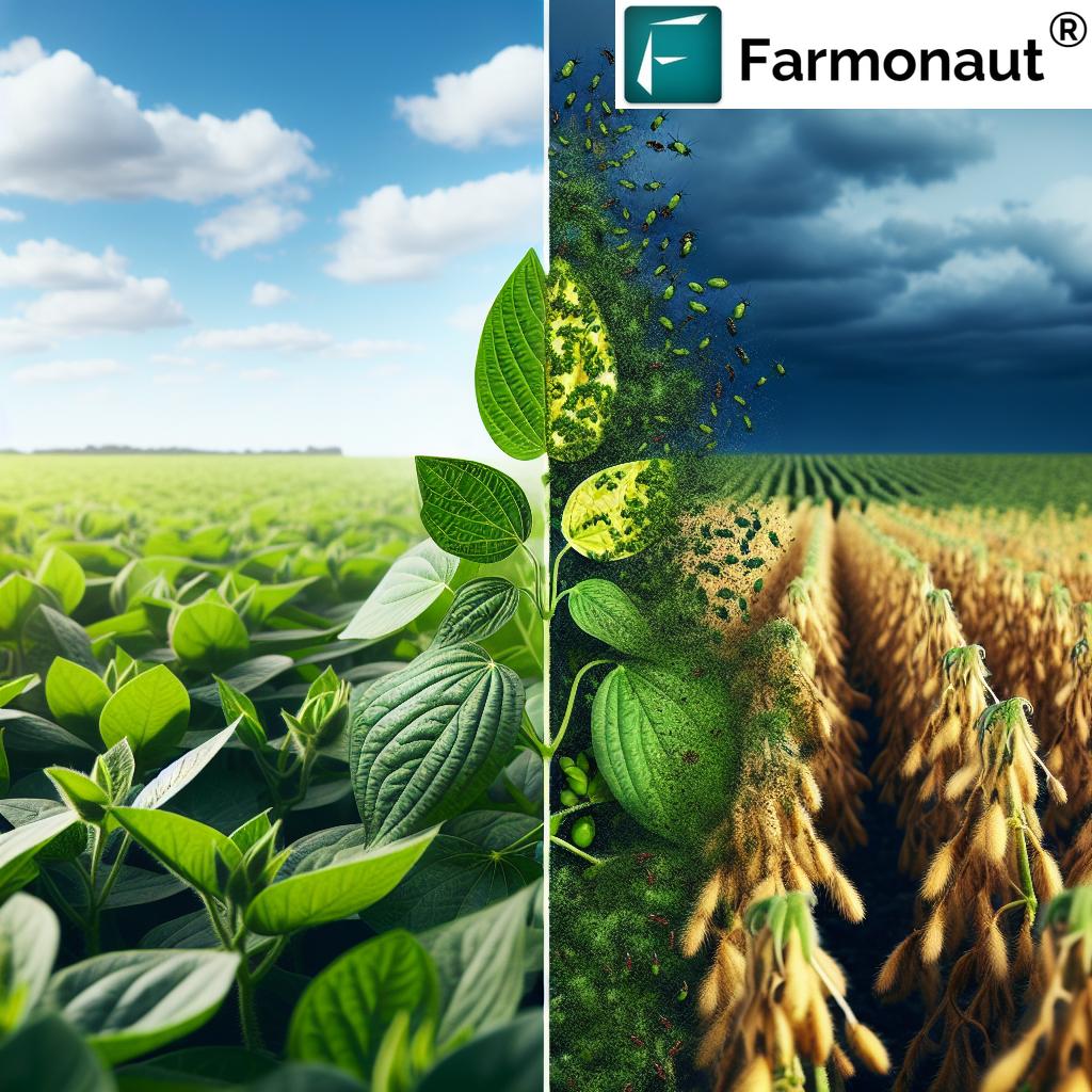 Farmonaut Technology for Soybean Aphid Management