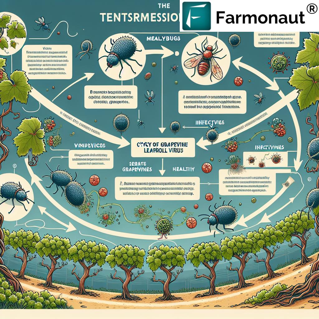 Grapevine Leafroll Disease: Symptoms, Transmission, and Control in Infected Vines