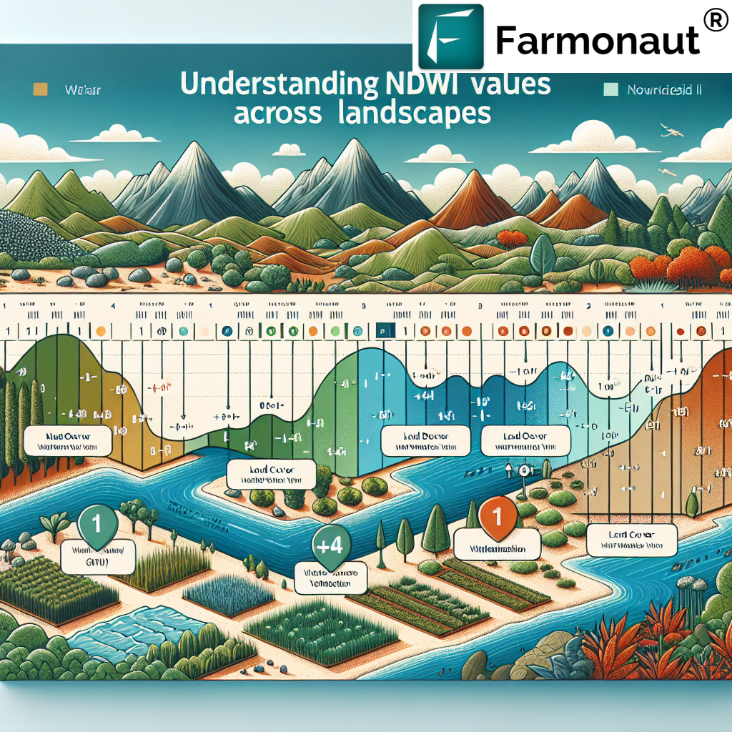 NDWI Interpretation: Understanding Water Content Through Satellite Imagery Values