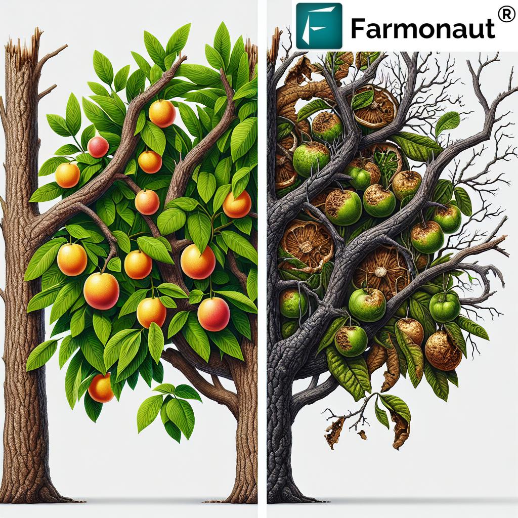 Sunscald in Fruits: Symptoms, Prevention, and Organic Control Methods for Citrus and Susceptible Plants