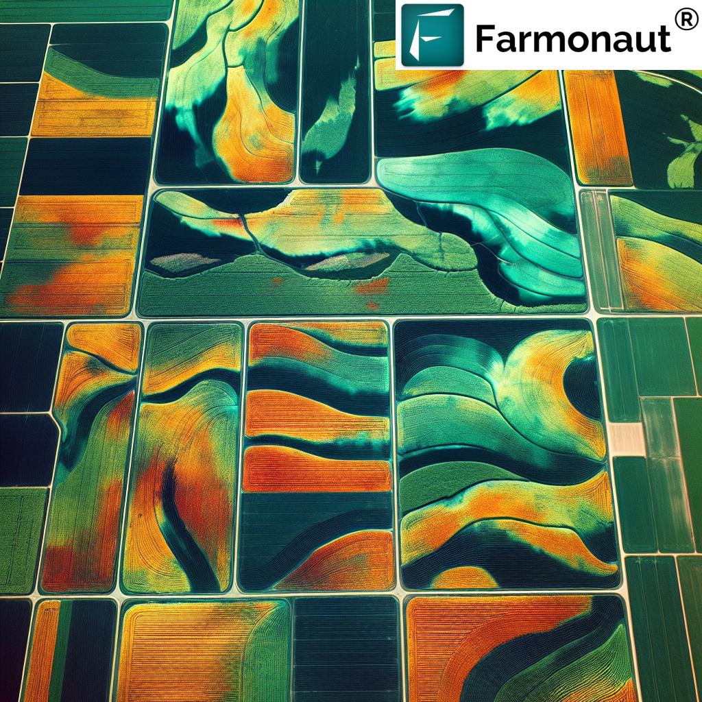 Satellite imagery of crop fields