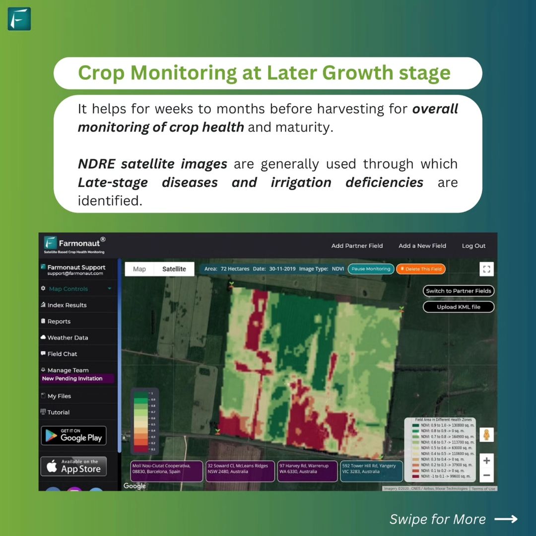 Crop Monitoring at Later Growth Stage