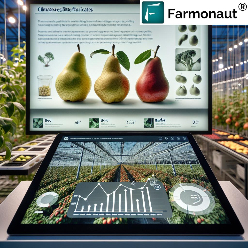 Farmonaut's Technology for Pear Growers